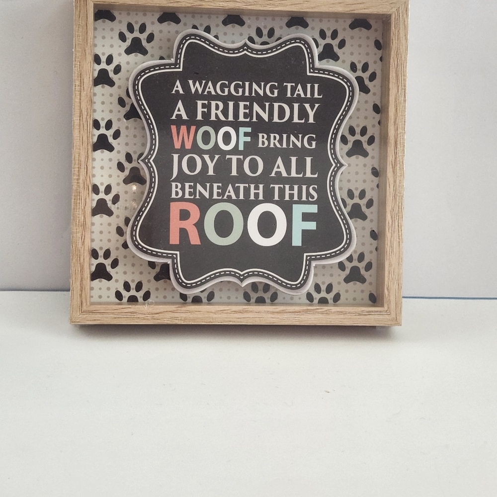 Dog frame decor